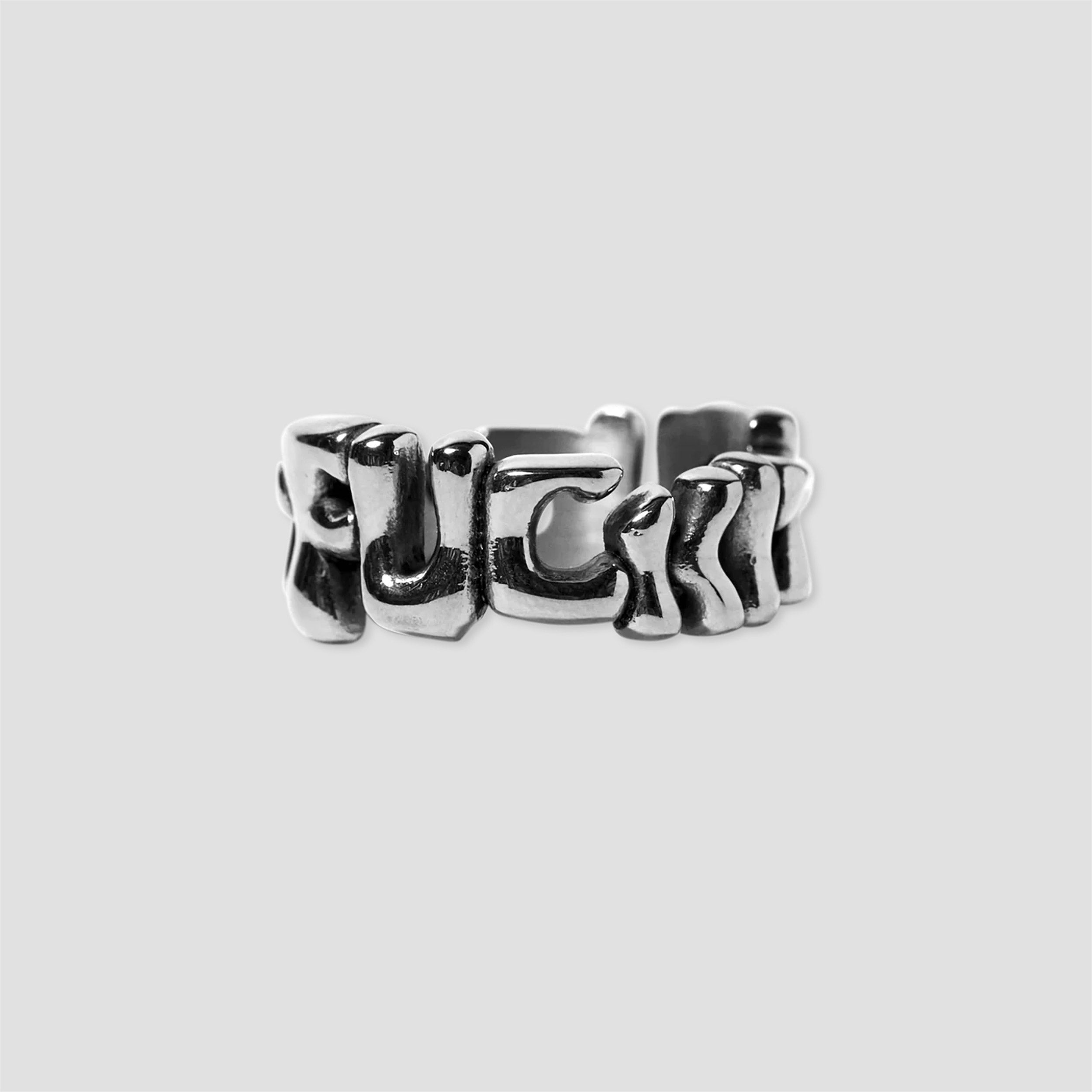HUF Fuck It Warped Ring Silver – Slam City Skates