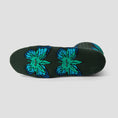 Load image into Gallery viewer, HUF Green Budderfly Sock Forest Green

