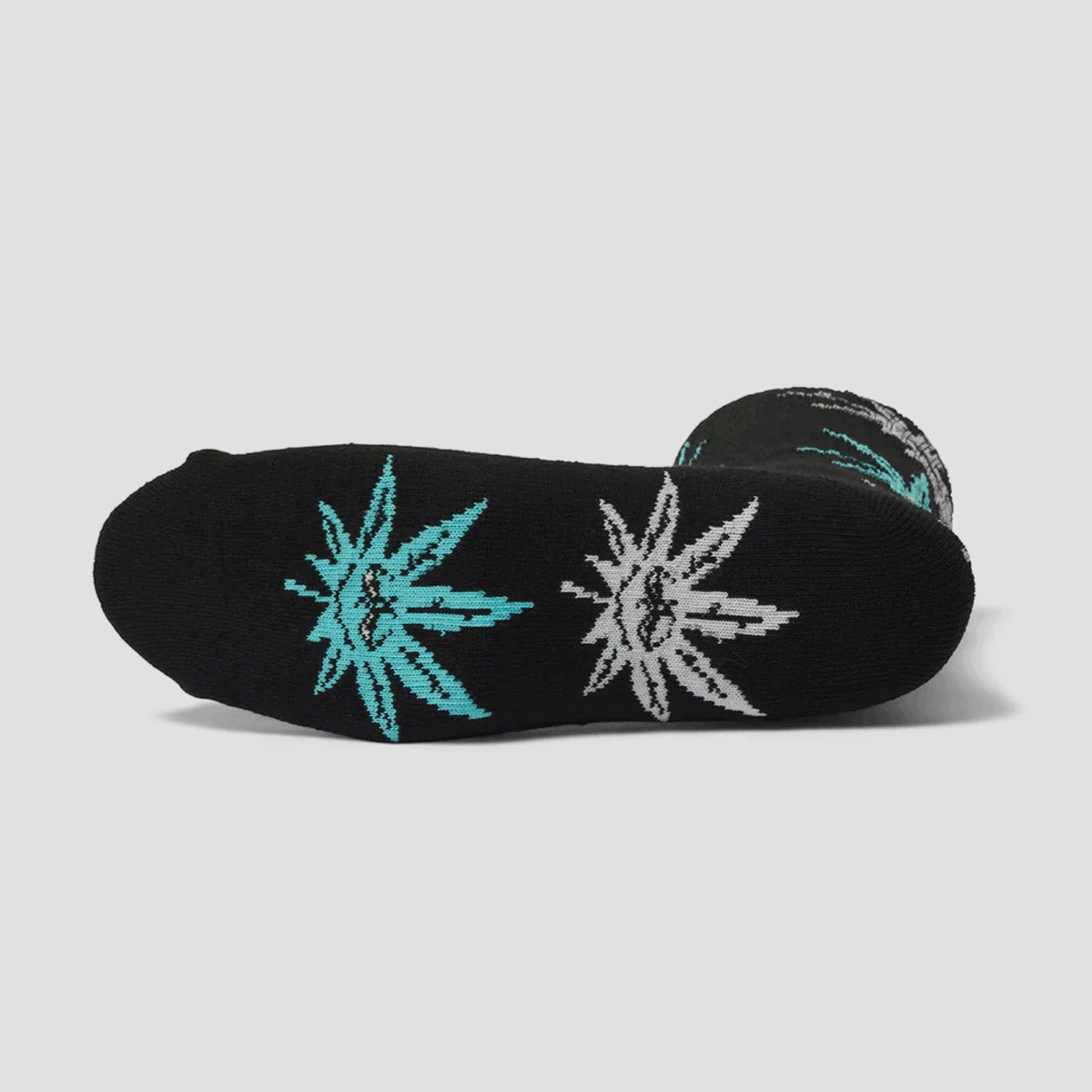 HUF Green Buddy Meditation Sock Black