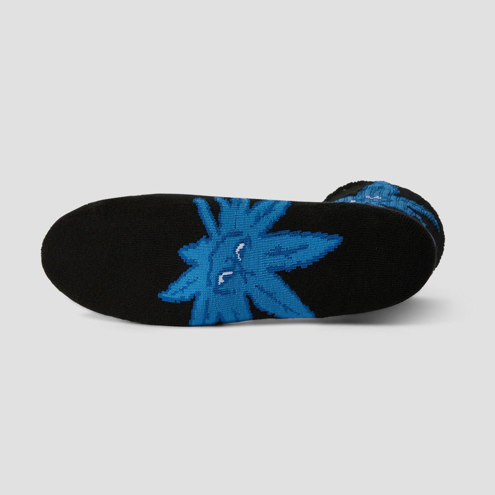 HUF Green Buddy Star Sign Sock Black