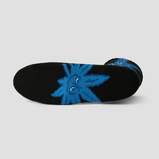 HUF Green Buddy Star Sign Sock Black