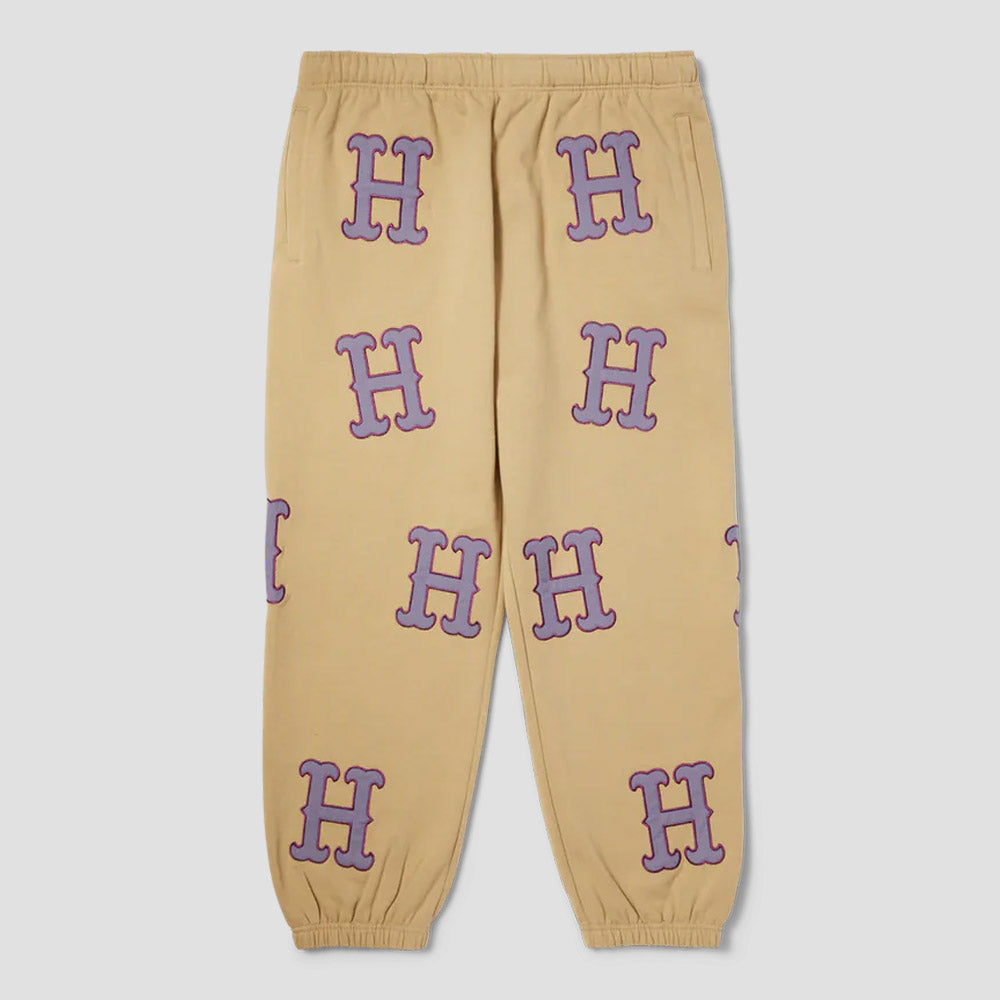 HUF H Applique Fleece Pant Oatmeal