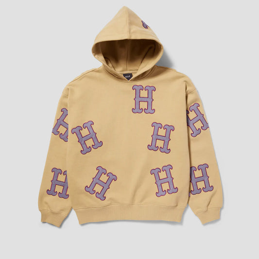 HUF H Applique Hood Oatmeal