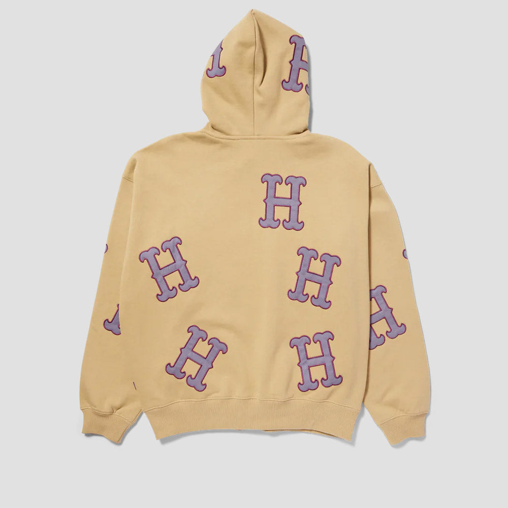 HUF H Applique Hood Oatmeal
