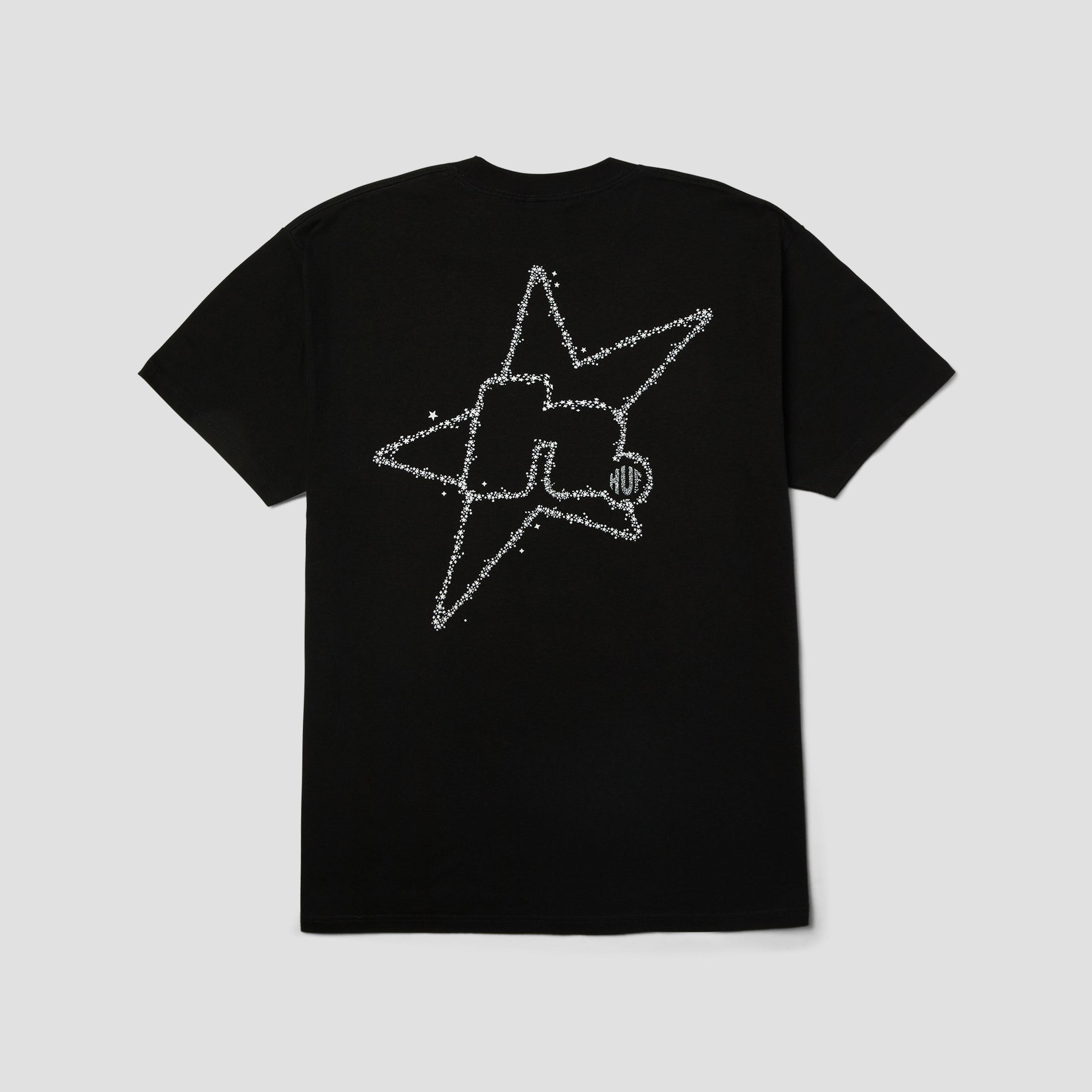 HUF H Star Astral T-Shirt Black