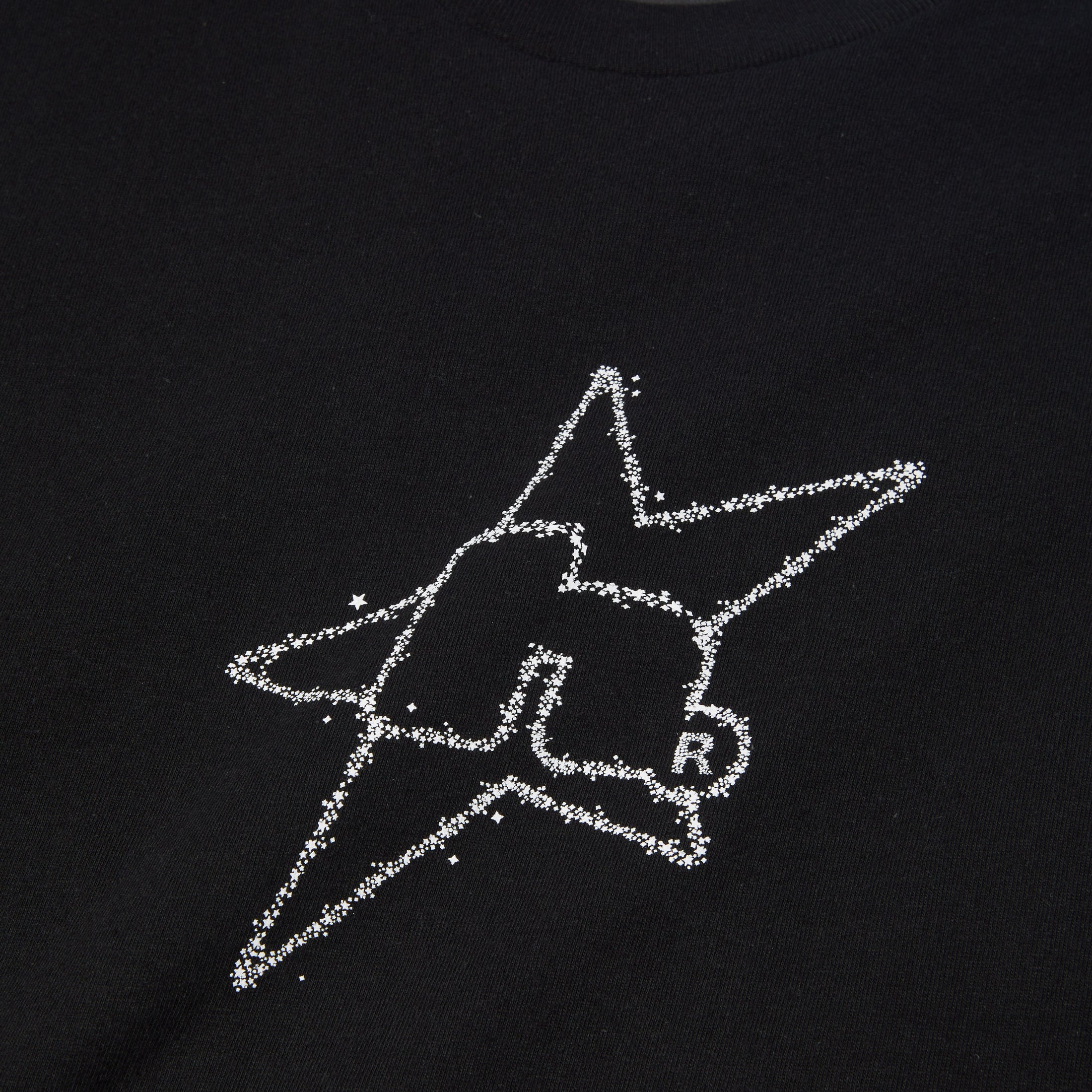 HUF H Star Astral T-Shirt Black