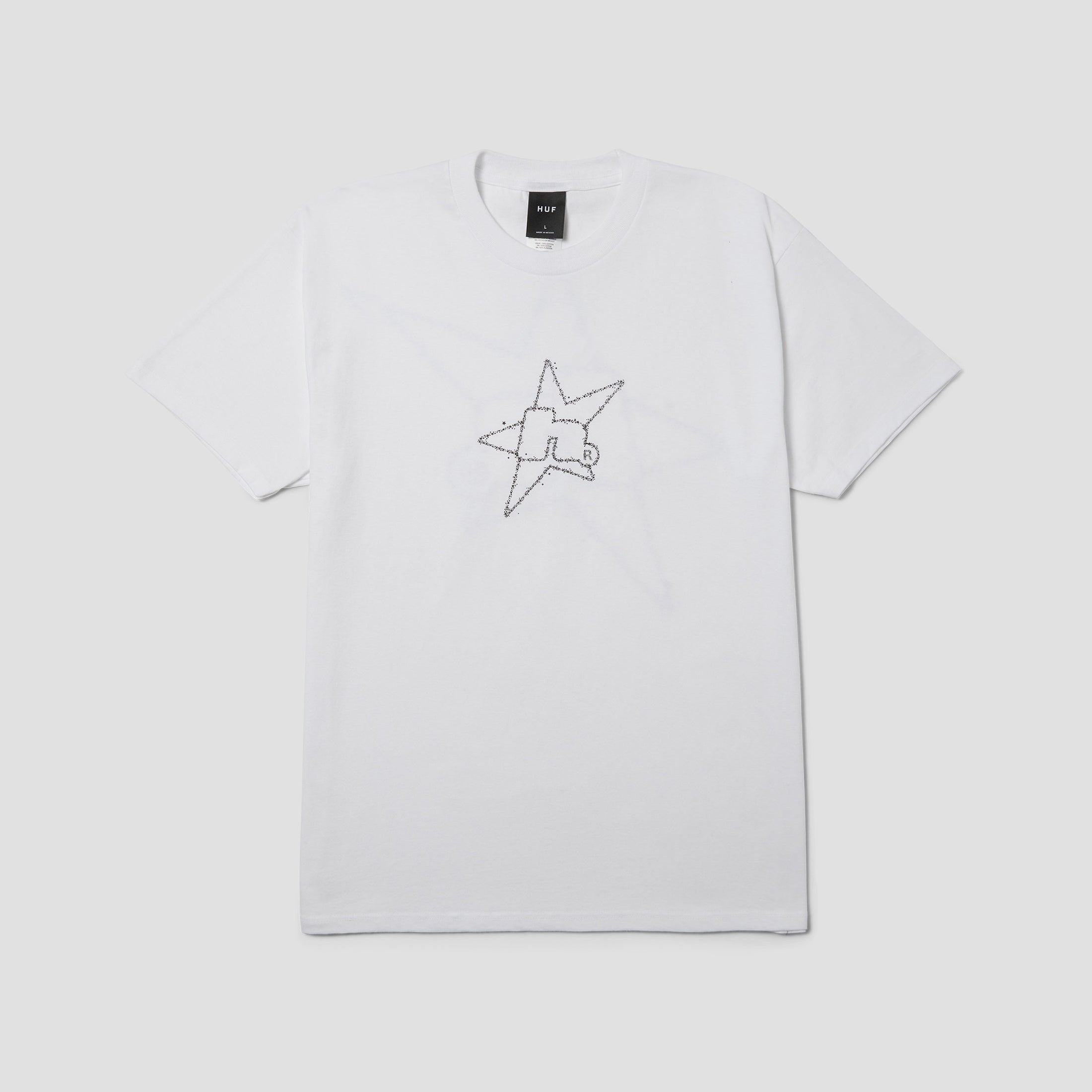 HUF H Star Astral T-Shirt White