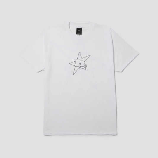 HUF H Star Astral T-Shirt White