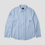 HUF H Star Longsleeve Plaid Shirt Light Blue