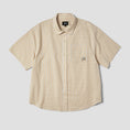 Load image into Gallery viewer, HUF H Star Shortsleeve Plaid Shirt Putty
