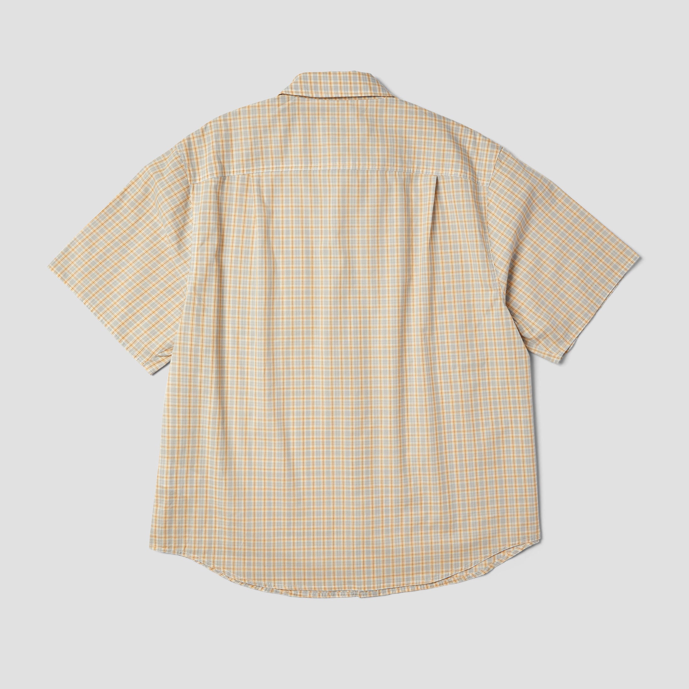 HUF H Star Shortsleeve Plaid Shirt Putty