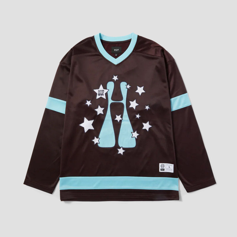 HUF H Stardust Jersey Eggplant