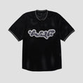 Load image into Gallery viewer, HUF Halftime Henley Shortsleeve Jersey Black
