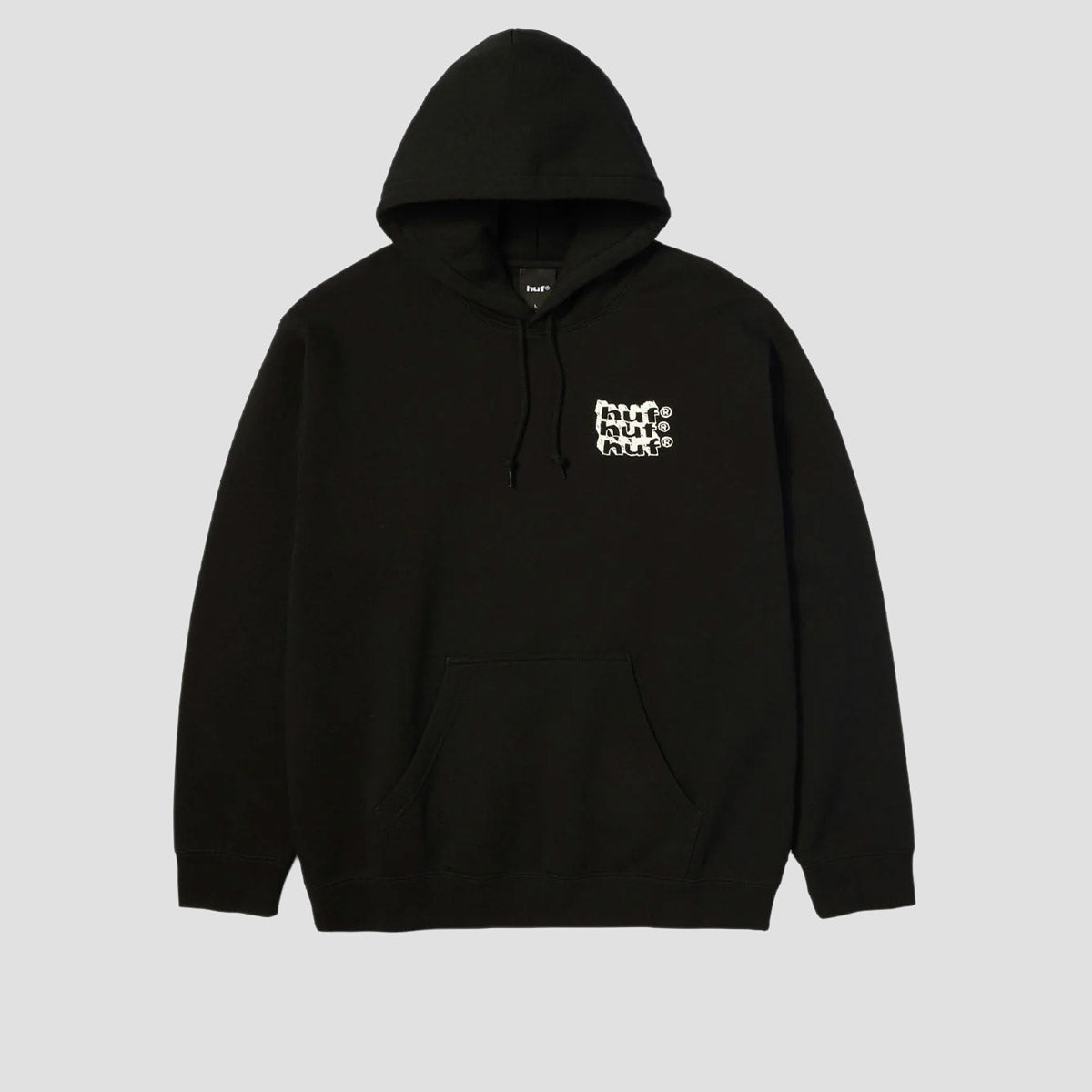 HUF Hand Stacked Hoodie Black