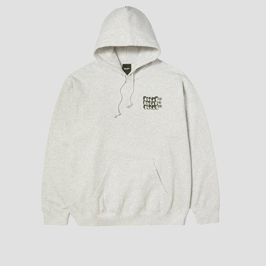 HUF Hand Stacked Hoodie Heather Grey