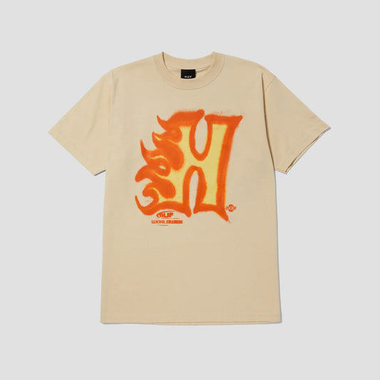 HUF Heat Wave T-Shirt Wheat