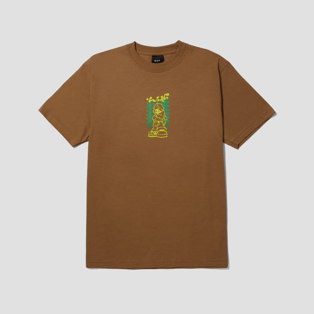 HUF Hell Razor T-Shirt Camel