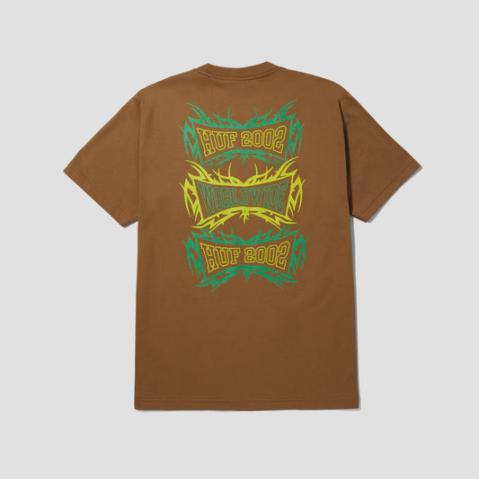 HUF Hell Razor T-Shirt Camel