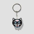 Load image into Gallery viewer, HUF Hypno Cat Led Keychain Black
