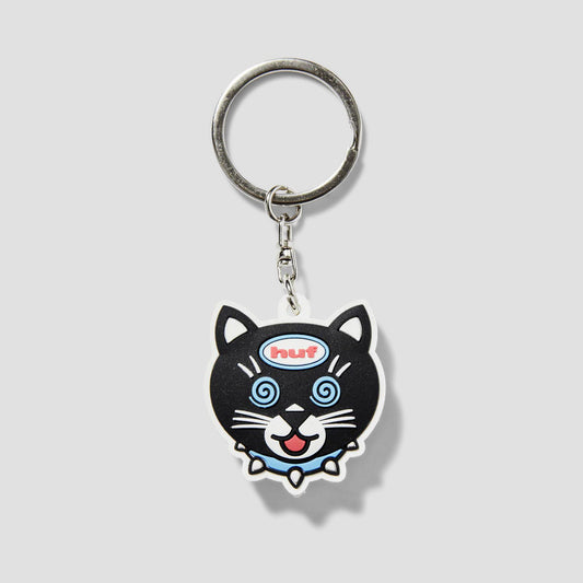 HUF Hypno Cat Led Keychain Black