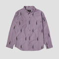 Load image into Gallery viewer, HUF Larkin Embroidered Work Shirt Dust Purple

