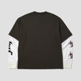 Load image into Gallery viewer, HUF Leon Longsleeve Double Layer Top Vintage Black
