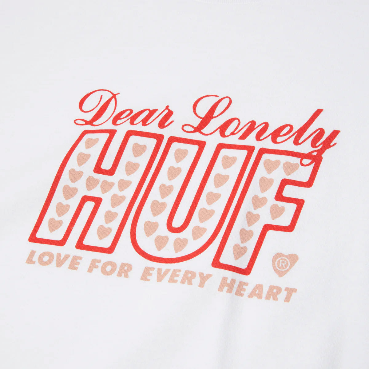 HUF Lonely Hearts T-Shirt White