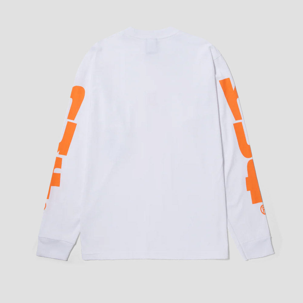 HUF Megablast Stretch Longsleeve T-Shirt White