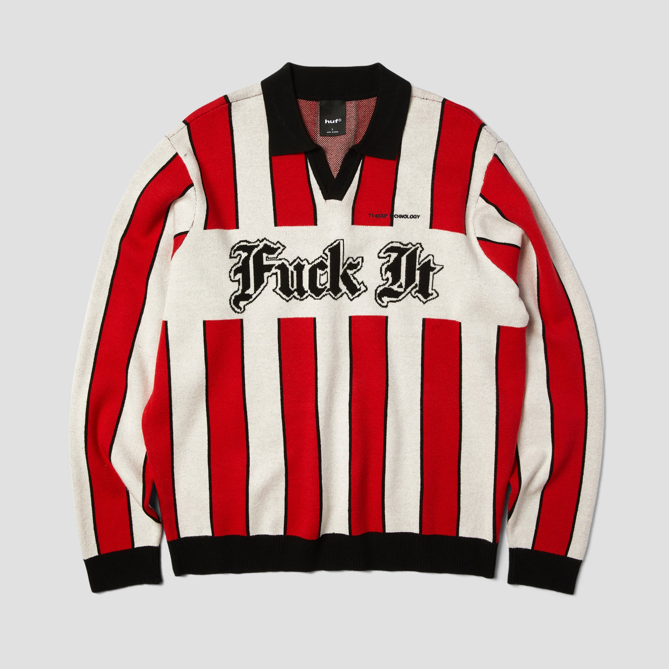 HUF Midfield Jersey Sweater Red