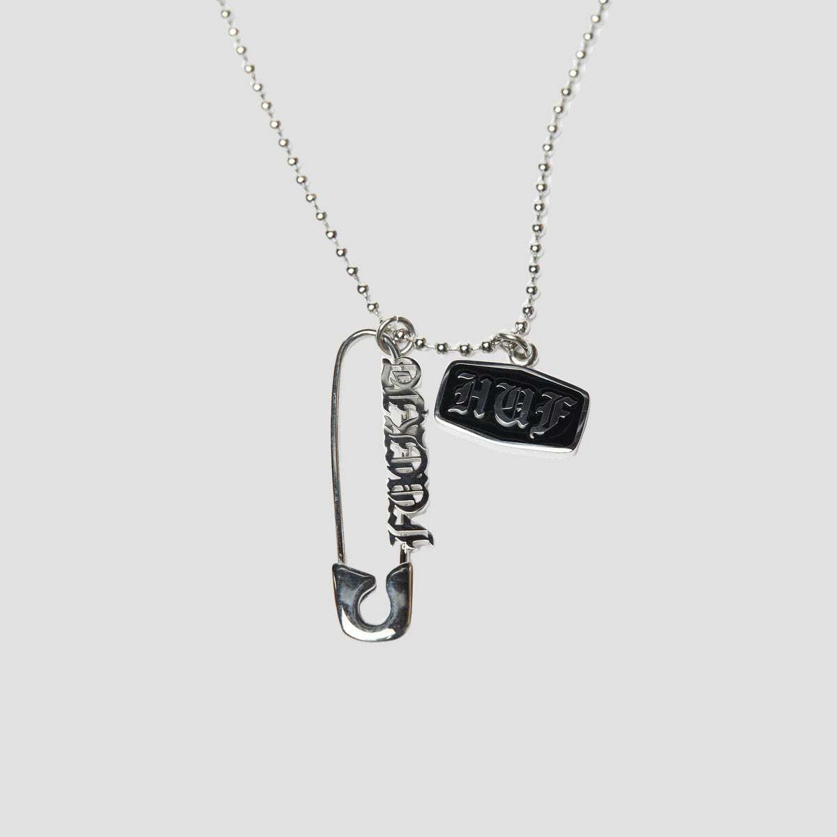 HUF Old E Pendant Silver