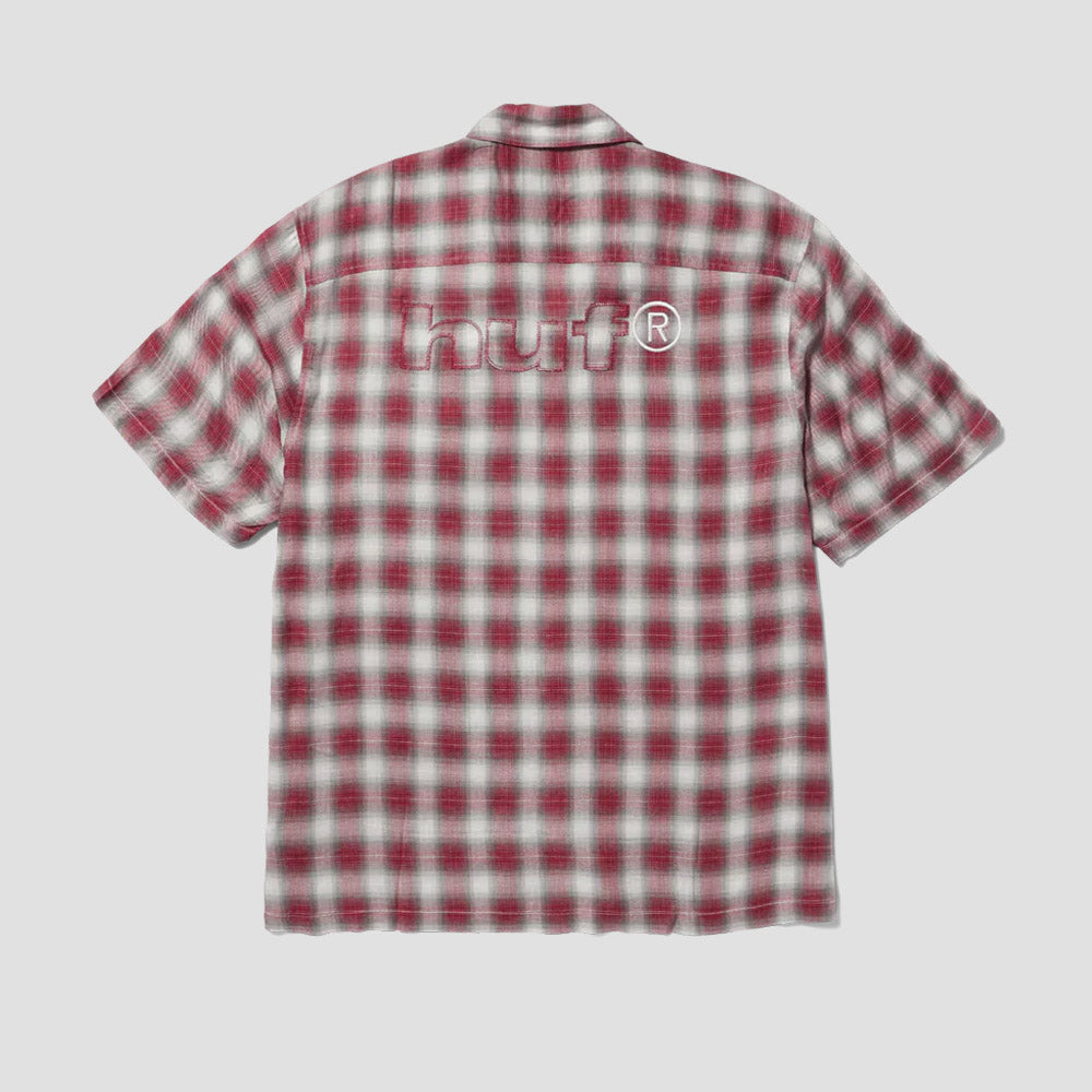 HUF Ombre Shortsleeve Work Shirt Crimson