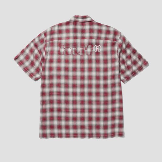 HUF Ombre Shortsleeve Work Shirt Crimson