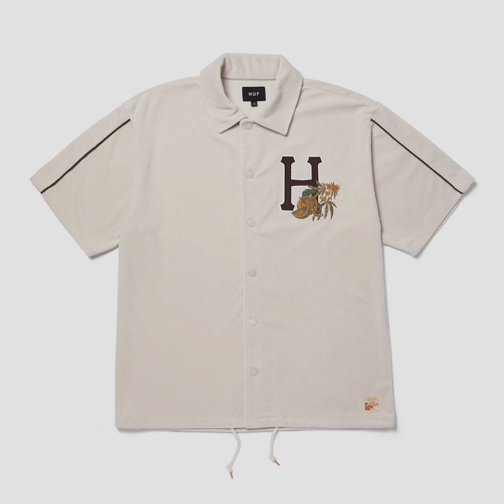 HUF Organic H Shortsleeve Terry Shirt Natural