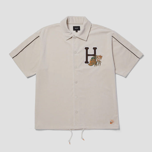 HUF Organic H Shortsleeve Terry Shirt Natural