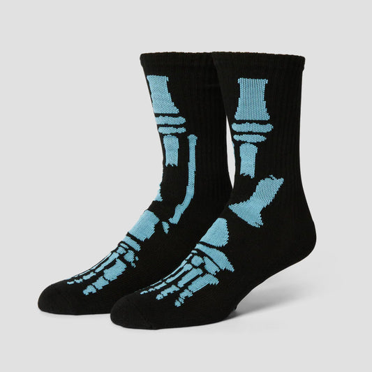 HUF Out For The Season Crew Sock Black