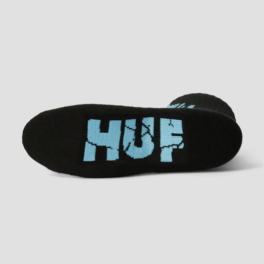 HUF Out For The Season Crew Sock Black