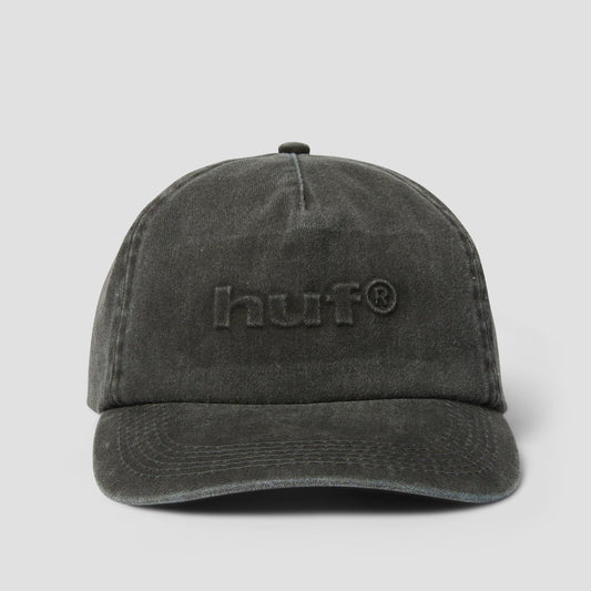 HUF Pacific Wash 5 Panel Hat Black