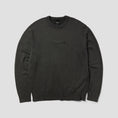 Load image into Gallery viewer, HUF Pacific Wash Embossed Crewneck Black
