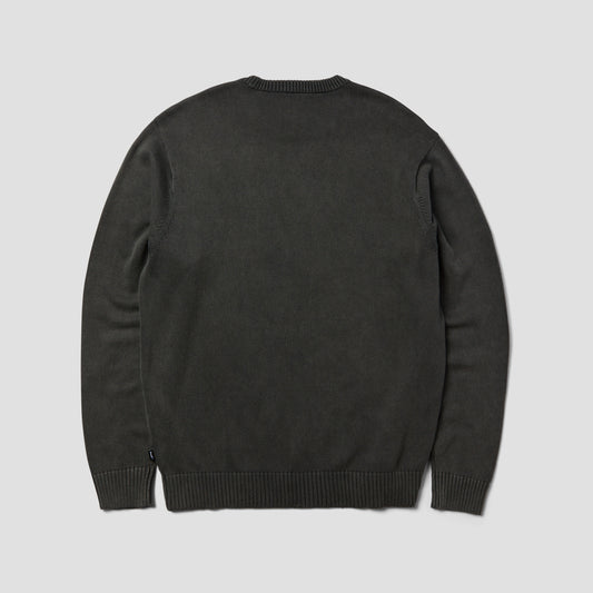 HUF Pacific Wash Embossed Crewneck Black