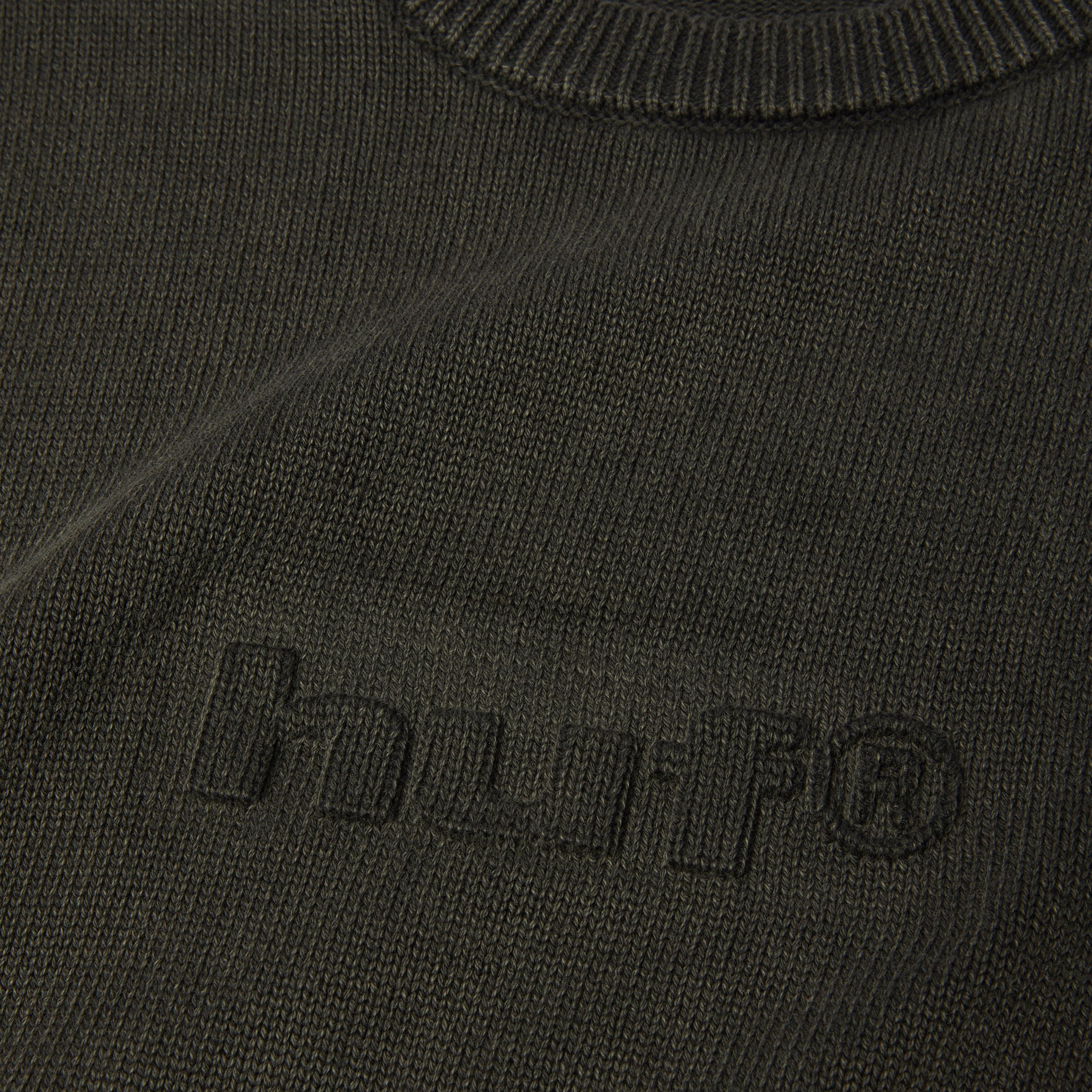 HUF Pacific Wash Embossed Crewneck Black