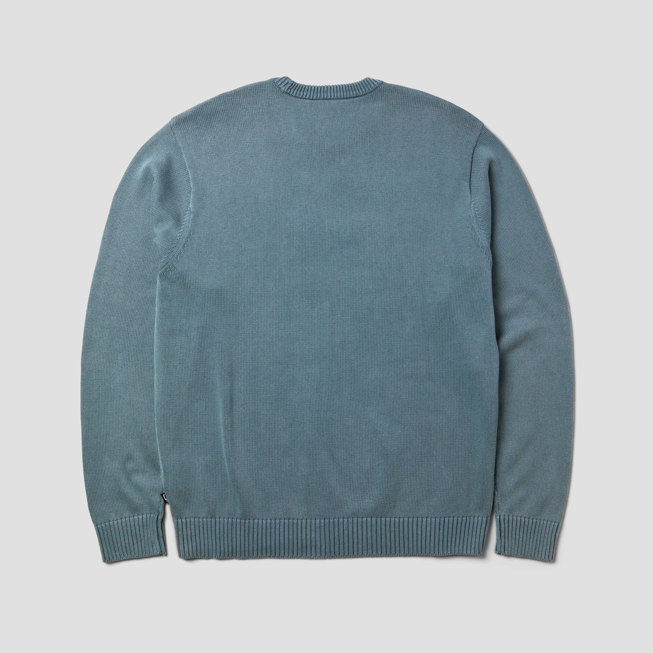 HUF Pacific Wash Embossed Crewneck Blue