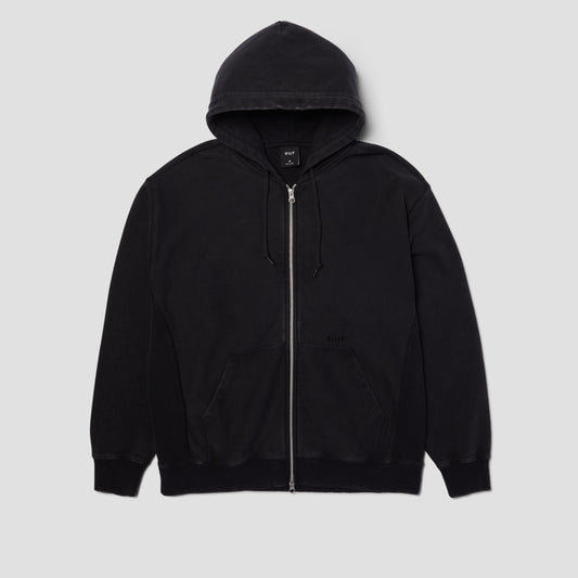 HUF Pacific Wash Full Zip Hoodie Black