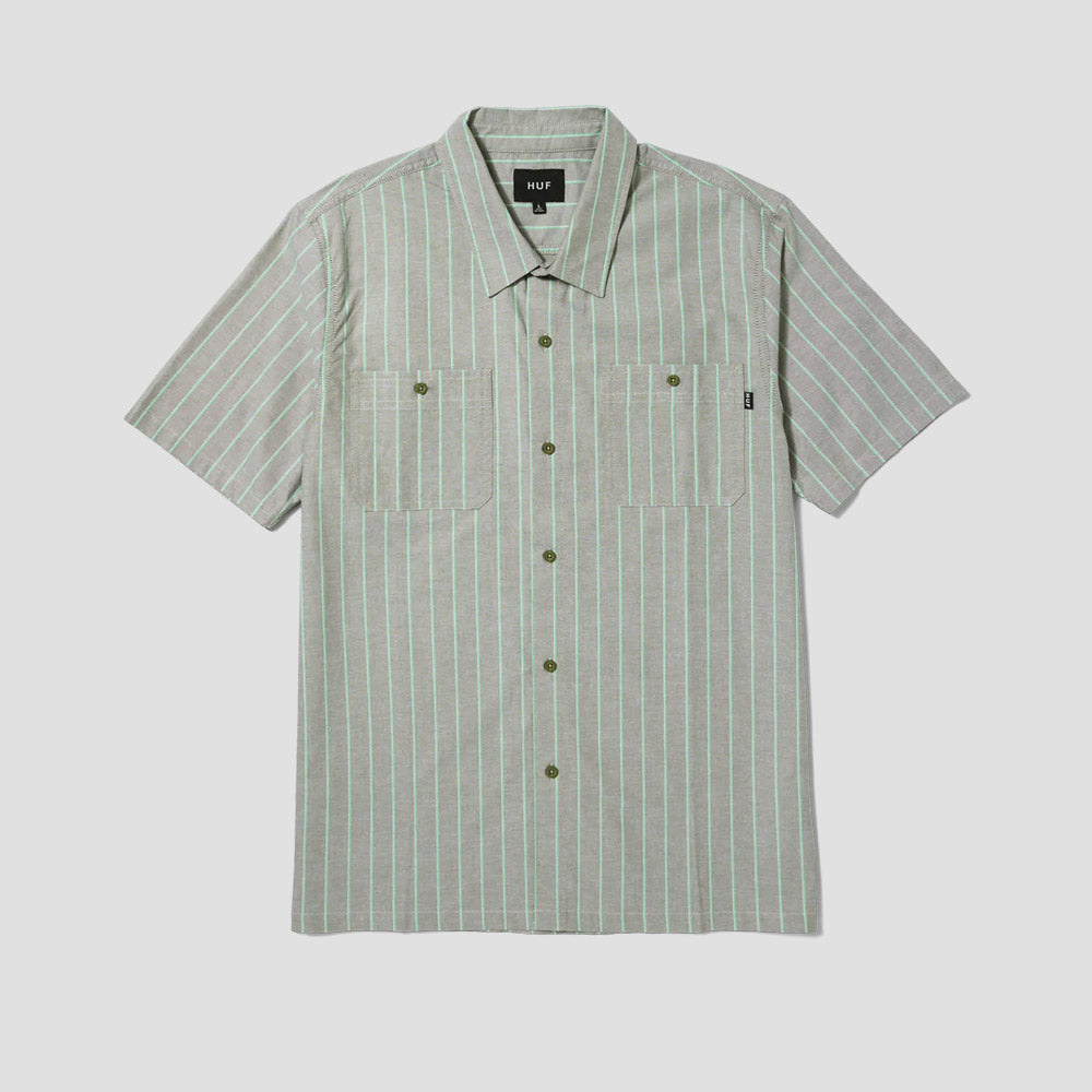 HUF Parker Shortsleeve Work Shirt Dried Herb