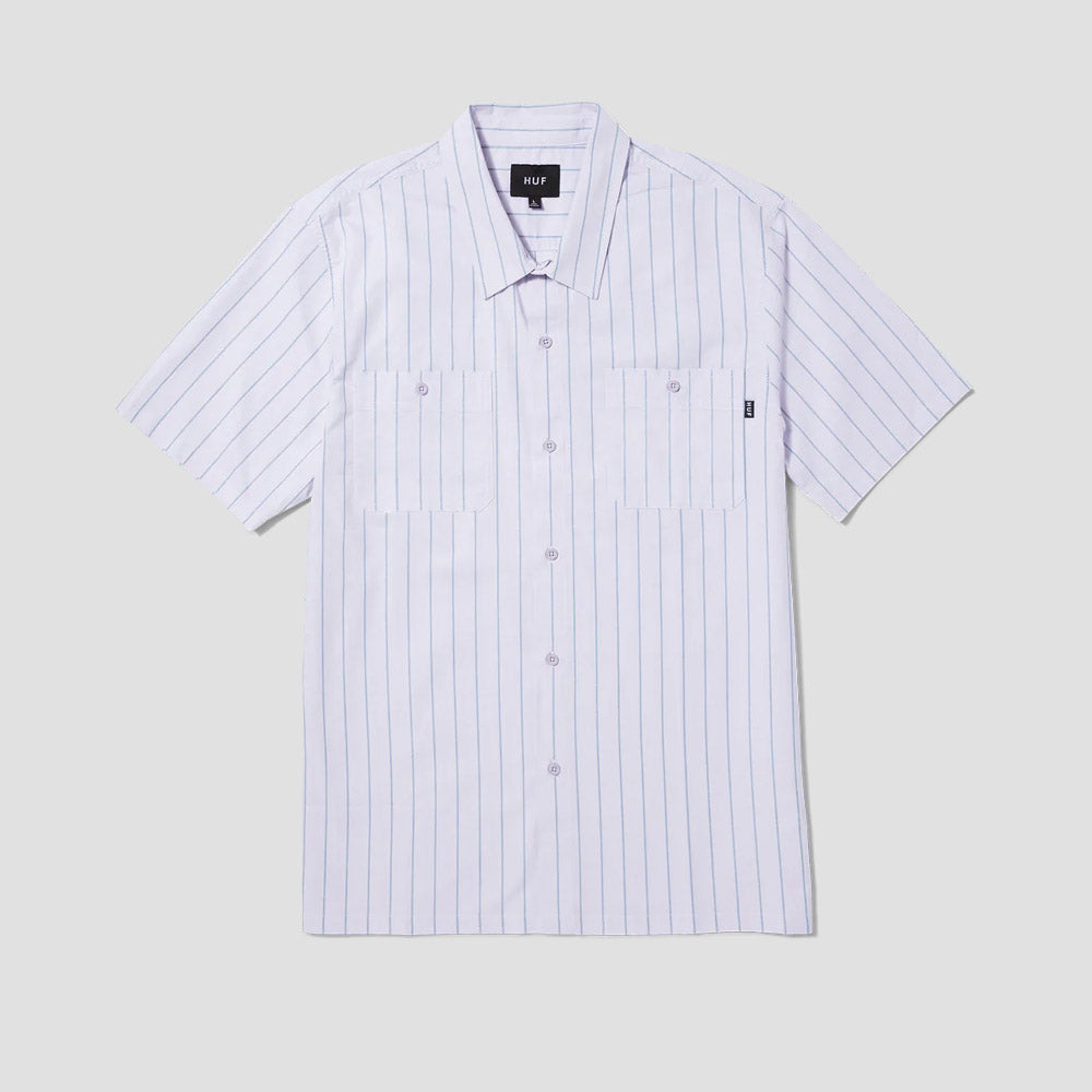 HUF Parker Shortsleeve Work Shirt Lavender