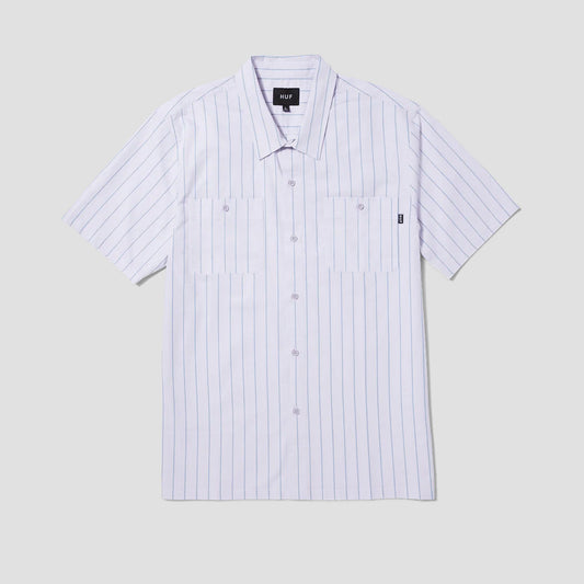HUF Parker Shortsleeve Work Shirt Lavender