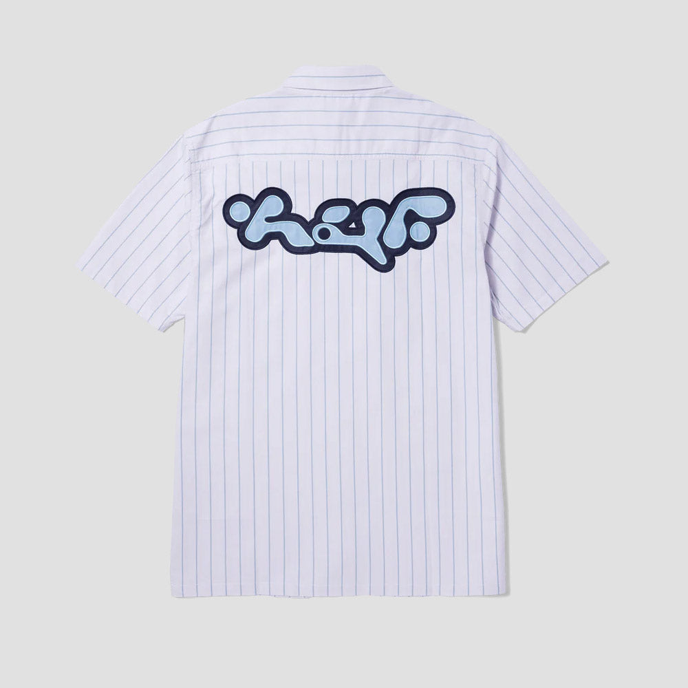 HUF Parker Shortsleeve Work Shirt Lavender