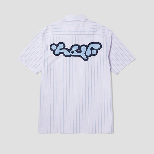 HUF Parker Shortsleeve Work Shirt Lavender