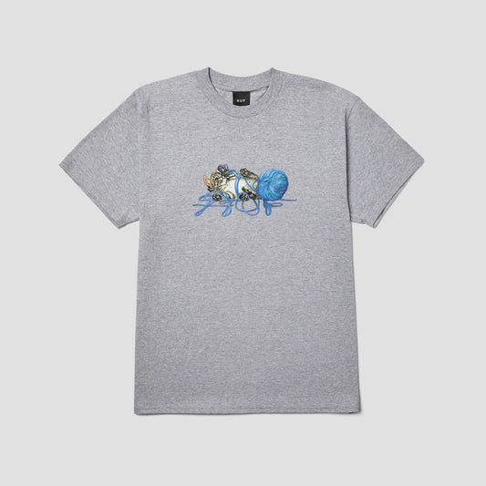 HUF Paws T-Shirt Heather Grey
