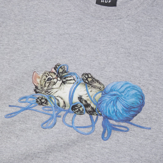 HUF Paws T-Shirt Heather Grey