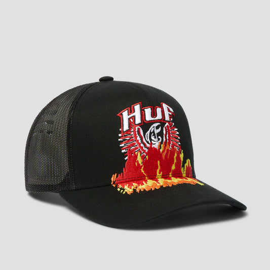 HUF Phoenix Trucker Black